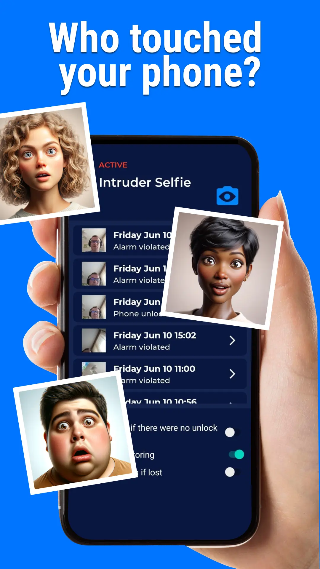 Who touched your phone?