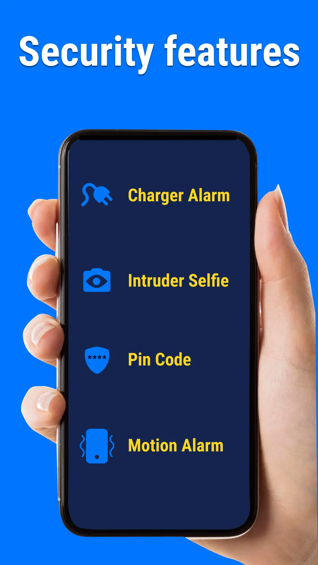Intruder Selfie - Tkae a photo of the person who is touching your phone